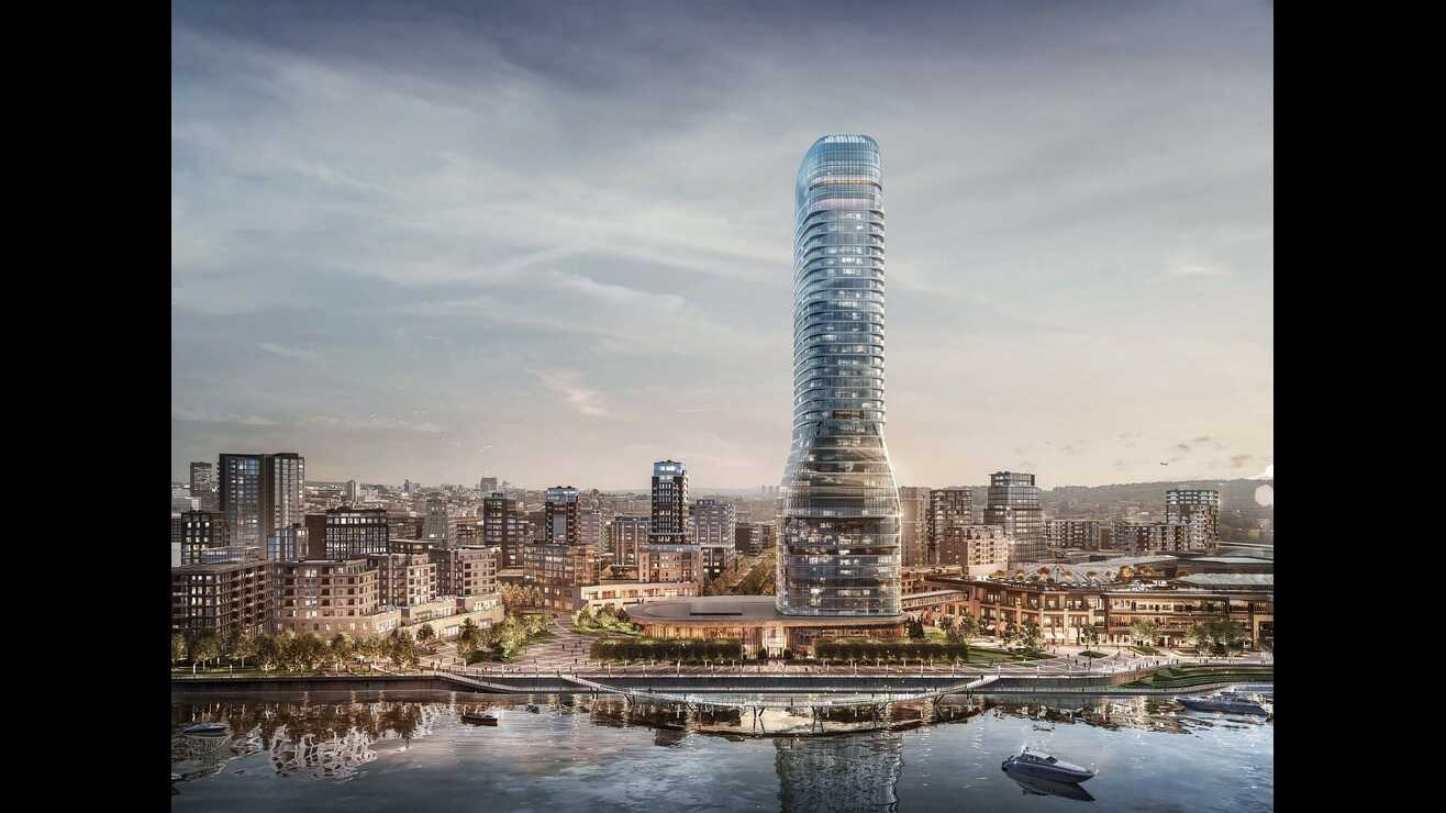 Belgrade panorama view Waterfront