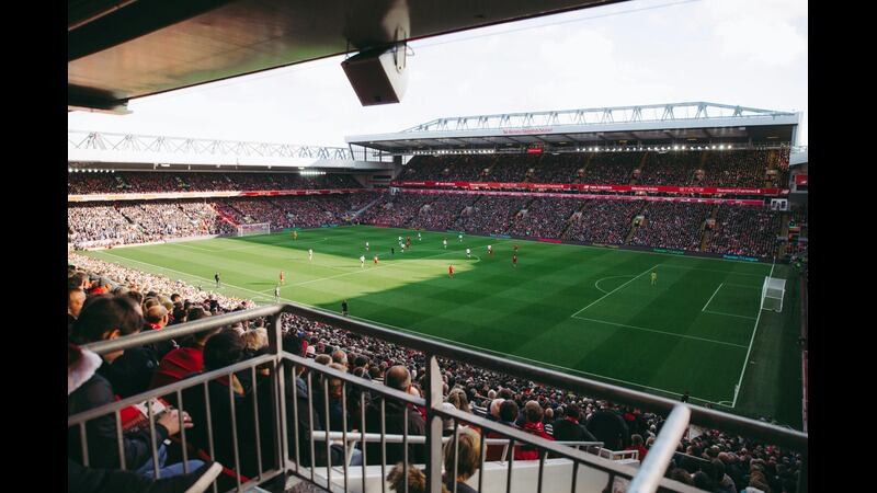 Sport event, a football match