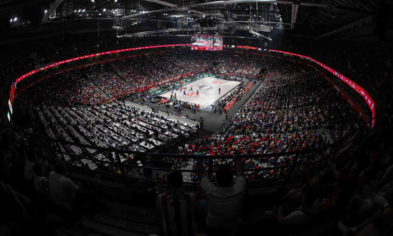 Belgrade Arena basketball game